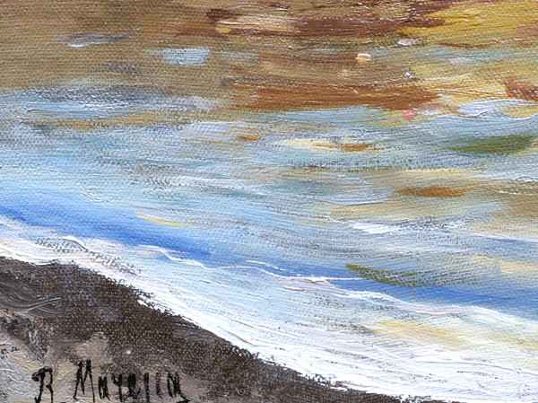 Roberto MARESCA zugeschrieben, Küstenlandschaft in Italien