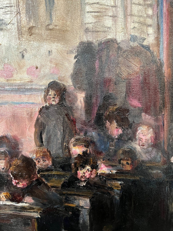 Rose Manusson (xix-xxe Siècle) - La Classe Enfantine, Circa 1900