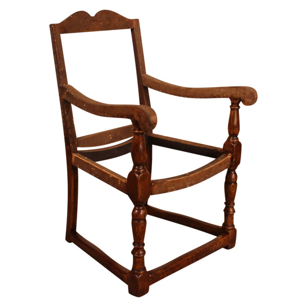 18th Century English Armchair In Oak