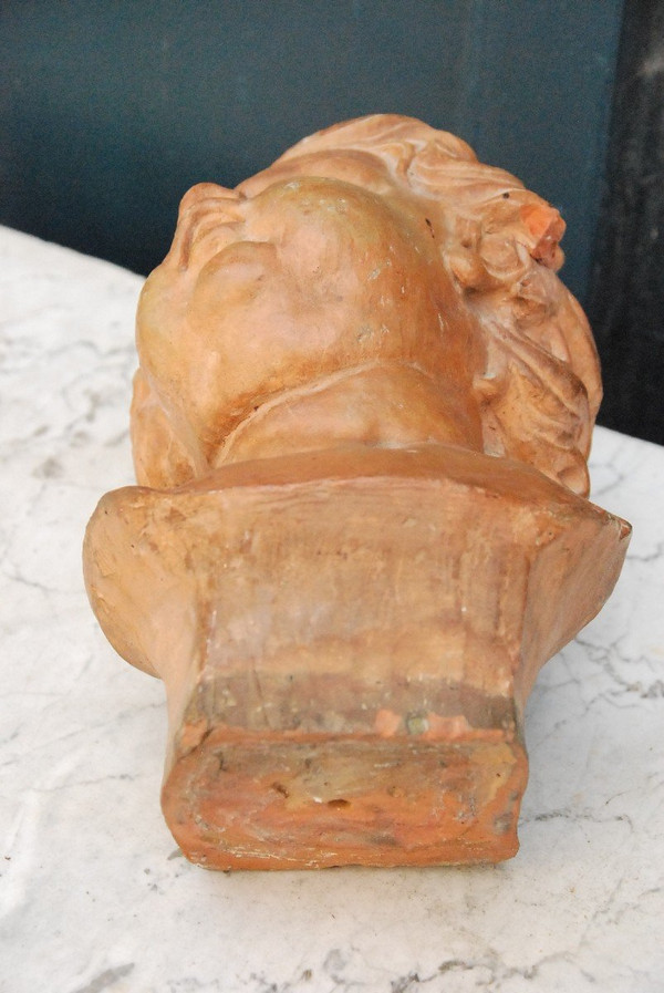 Testa Di Bambino In Terracotta Fiandre XVIII Secolo