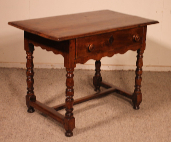 Table Louis XIII En Noyer -17° Siècle