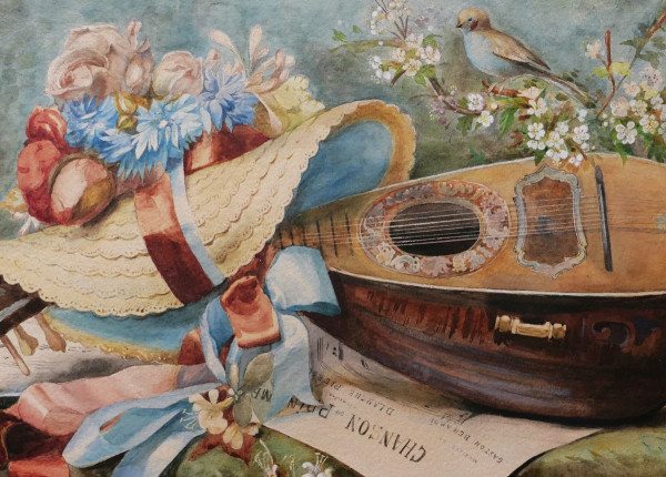 Blanche PIERRON, Nature morte musicale (Chanson du Printemps)