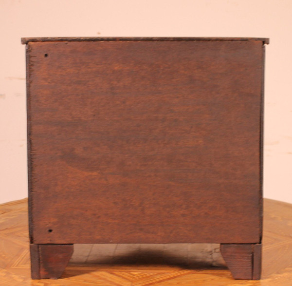 Commode De Maitrise Bombée En  Acajou Du 19° Siècle