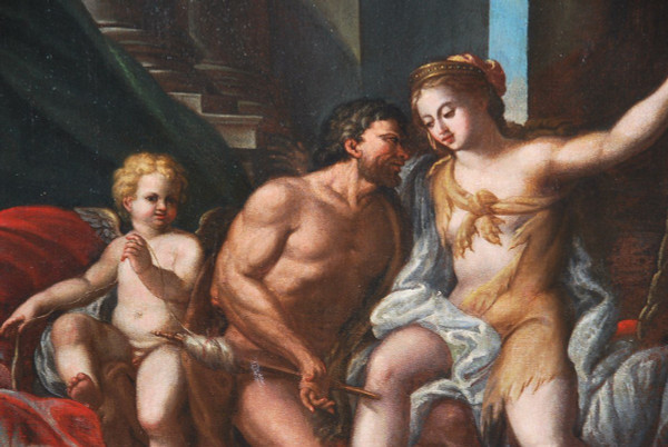 Ercole E Onfale, Venezia XVII Entourage Di Sebastiano Mazzoni