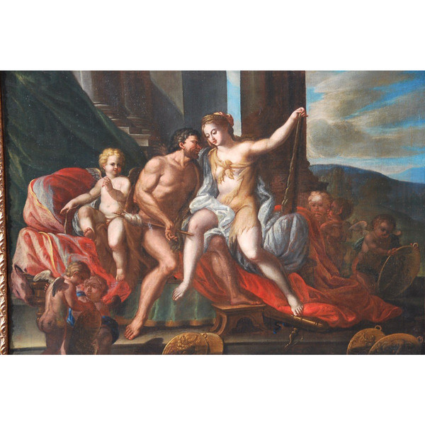 Ercole E Onfale, Venezia XVII Entourage Di Sebastiano Mazzoni