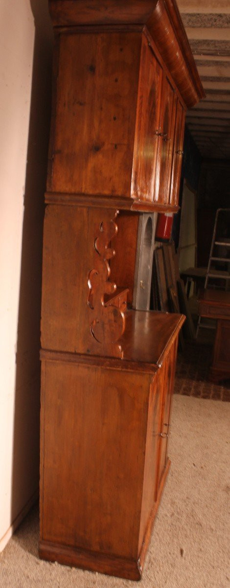 Buffet 6 Ante In Noce Luigi XIV-XVII Secolo Con Fontana