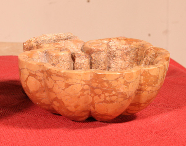 Pair Of Marble Fonts - 19th Century