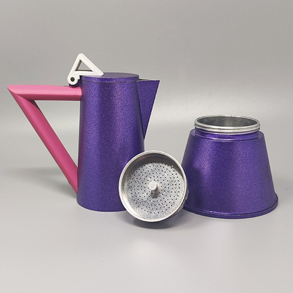 1980 Ettore Sottsass for the "Accademia" series of the Lagostina espresso machine. Made in Italy