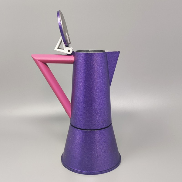 1980 Ettore Sottsass for the "Accademia" series of the Lagostina espresso machine. Made in Italy