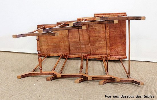  Ensemble de 4 Tables Gigognes - époque 1900 