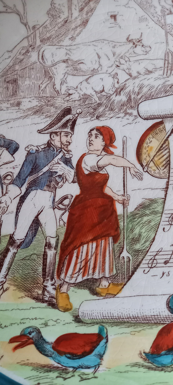 Musikplatten von Creil Montereau XIX