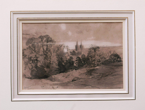 Étienne Eugène CICERI, Vue de Quimper