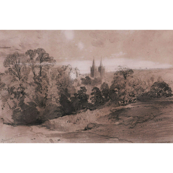 Étienne Eugène CICERI, Vue de Quimper