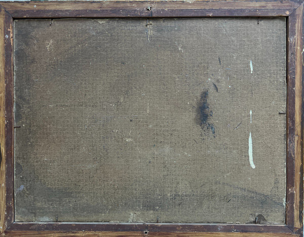 Ecole Française Vers 1880 - Jetée De Dahlias - Olio su carta Monogrammato Md ?