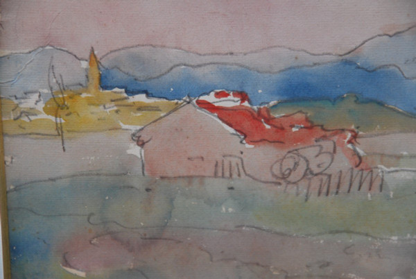 Disegno ad acquerello di Louis Valtat