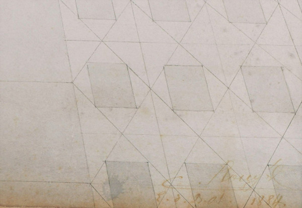 C. ROUGHOL, Projet de porte sur une façade néoclassique