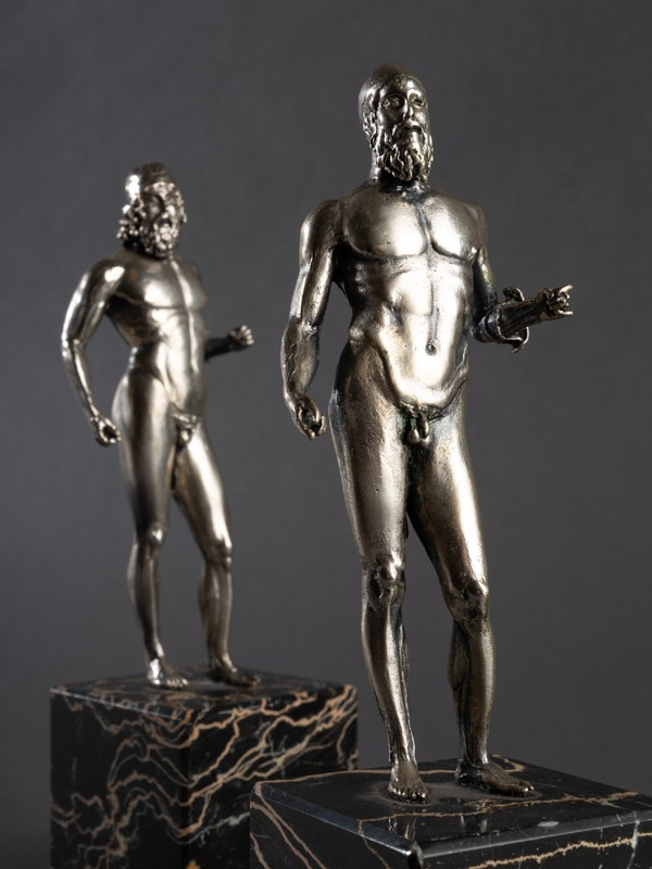 Sculture In Argento 925 Dopo I Bronzi Di Riace, XX Secolo