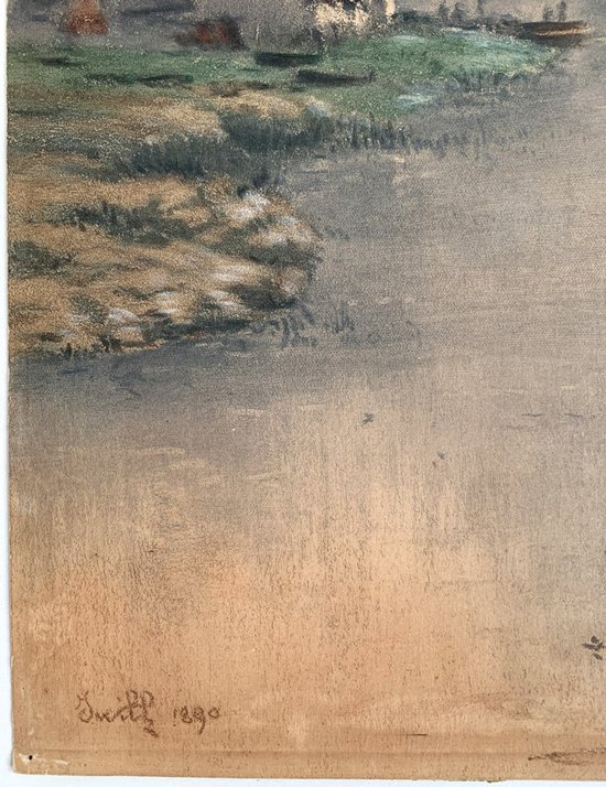 Marie-Joseph Clavel dit IWILL (1850-1923) - Pair of drawings 1890 - Landscape