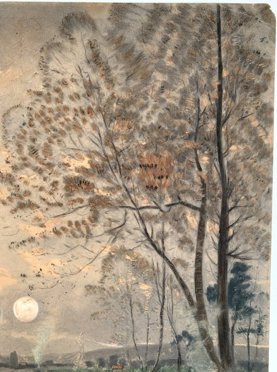 Marie-Joseph Clavel dit IWILL (1850-1923) - Pair of drawings 1890 - Landscape