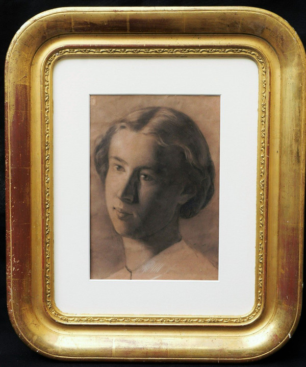 Attributed to Eugène-Emmanuel-Amaury PINEU-DUVAL, known as AMAURY-DUVAL, Portrait of a young man