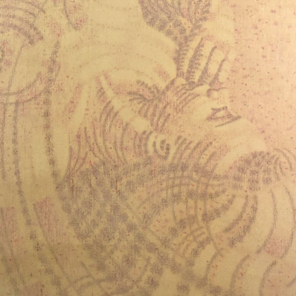 Donna A Carboncino E Sanguine Su Tessuto Scuola Francese Martinez Anni 60 Di Dimensione 143x133