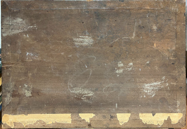 Ecole Française Impressionniste - Palette, Tubes De Couleurs Et Pinsels, Monogramm Lb, 1890