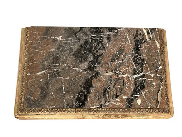 Kommode im Louis XVI-Stil aus cremefarben lackiertem Holz, um 1900