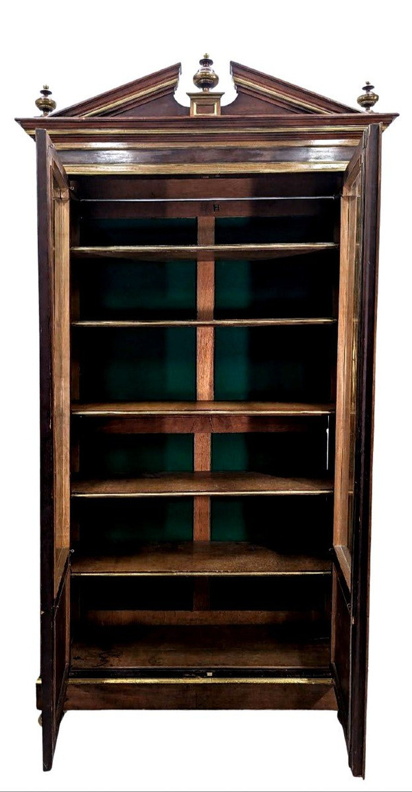Libreria in Mogano Stile Luigi XVI Epoca Ottocentesca