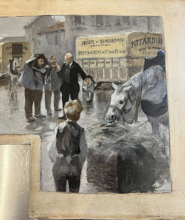 Auguste-françois Gorguet (1862-1927) - Die Umzugshelfer, Circa 1890
