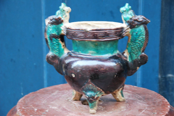 Vase En Grès Dynastie Ming