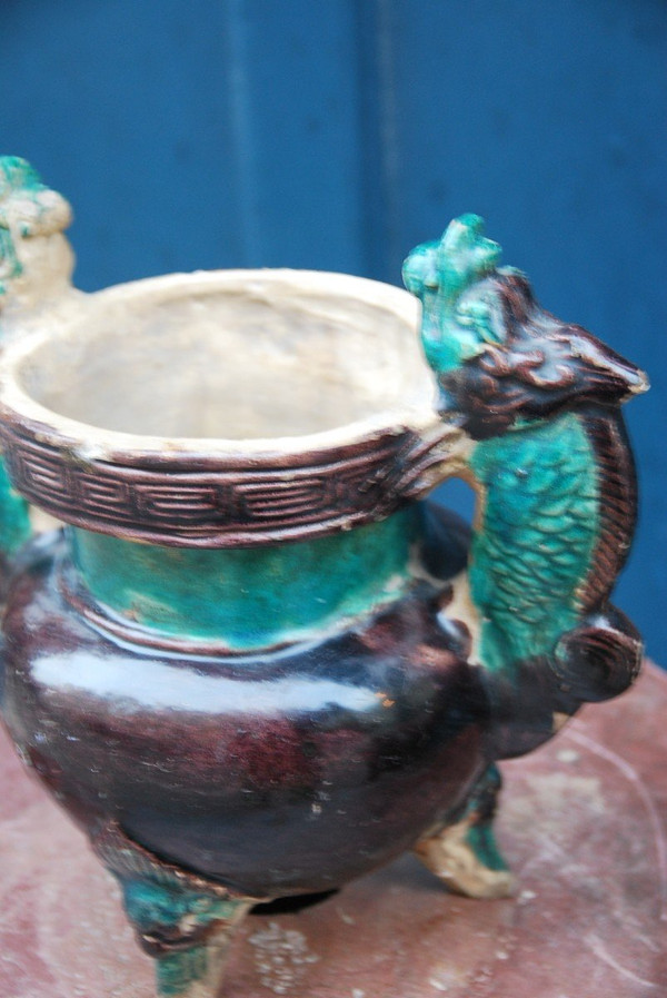 Vase En Grès Dynastie Ming