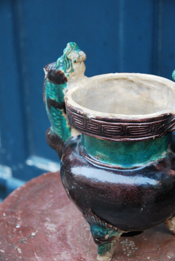 Vase En Grès Dynastie Ming
