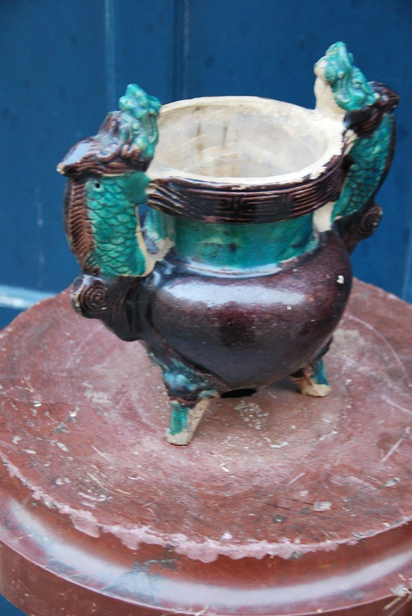 Vase En Grès Dynastie Ming