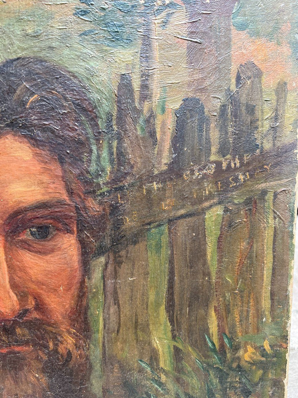 Late 19th Century French School - Portrait of a Man - The Philosopher La Fresnay
