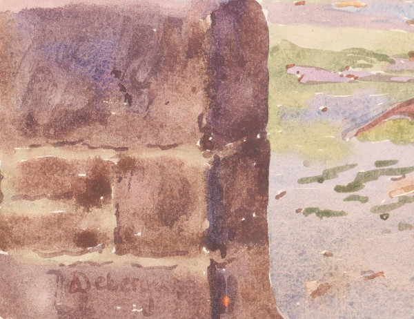 André Alfred DEBERGUE, Blick auf die Rade de Brest