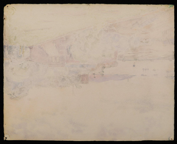 André Alfred DEBERGUE, Blick auf die Rade de Brest