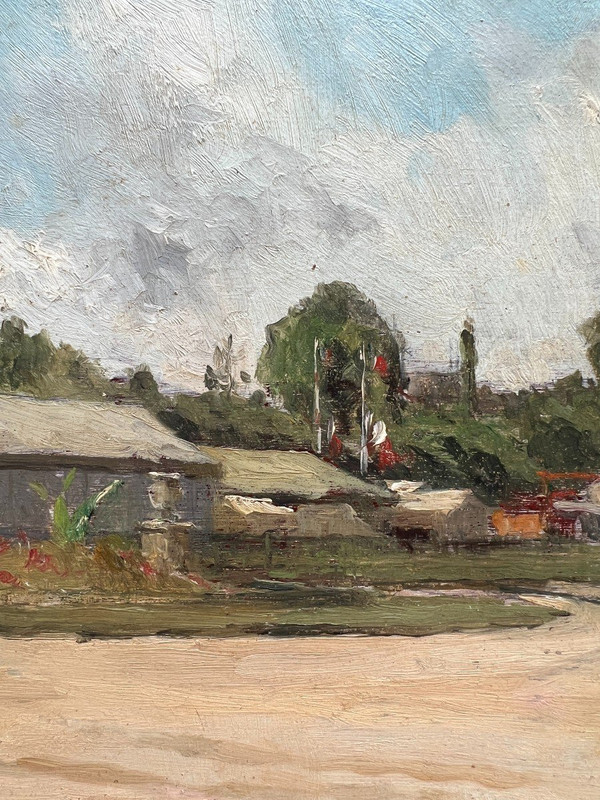 Scuola impressionista francese - Fiera del divertimento a Saint Germain En Laye, 1885