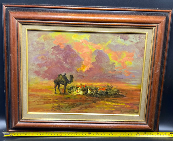 OLIO SU CARTONE 1960/70