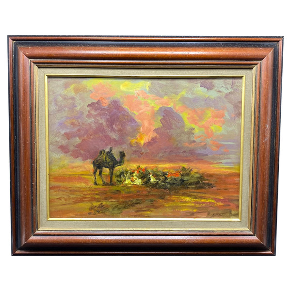 OLIO SU CARTONE 1960/70