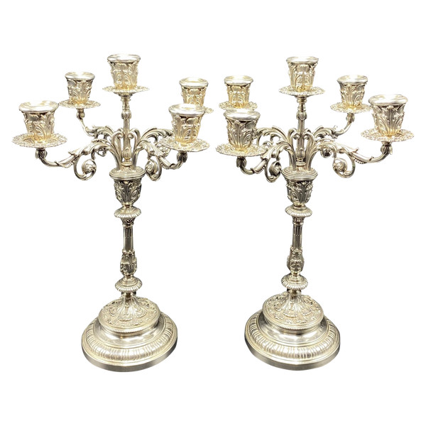 CANDELABRI IN ARGENTO STERLING