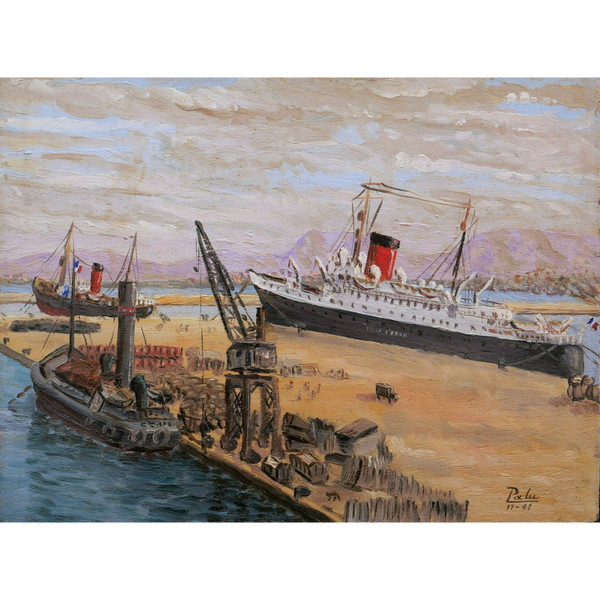 Scuola FRANCESE nel 1941, Il porto di Orano