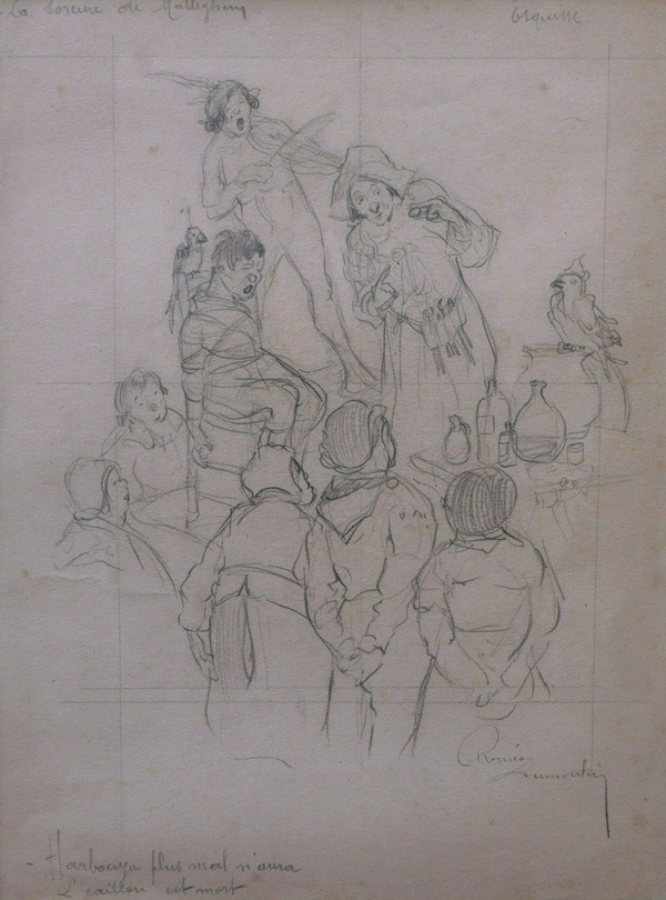 Roméo DUMOULIN, The Witch of Malleghem (sketch)