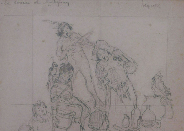 Roméo DUMOULIN, The Witch of Malleghem (sketch)