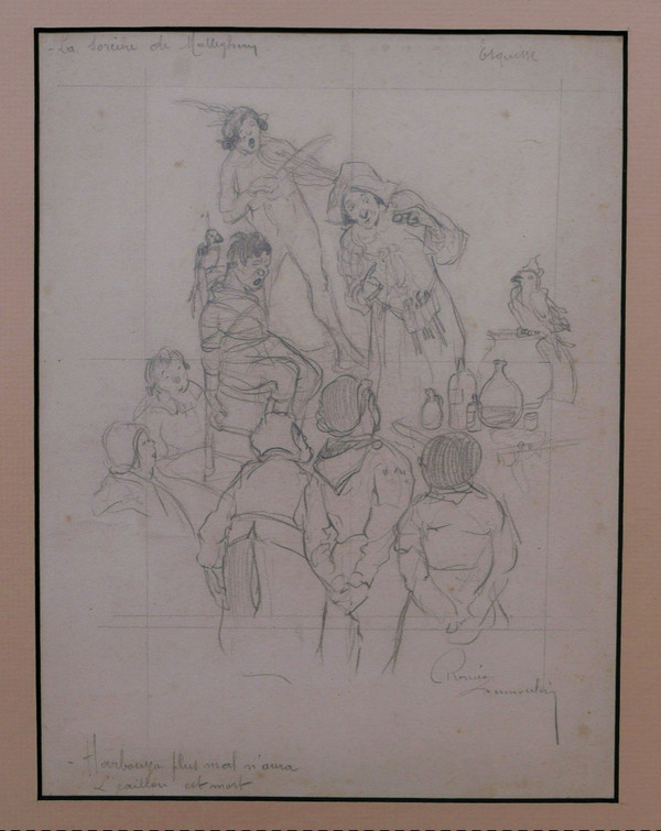 Roméo DUMOULIN, The Witch of Malleghem (sketch)