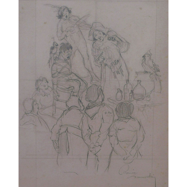 Roméo DUMOULIN, The Witch of Malleghem (sketch)