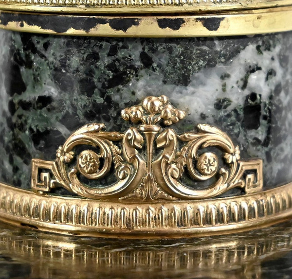 Encrier en Marbre et Bronze, style Empire – 1ère Partie XIXe