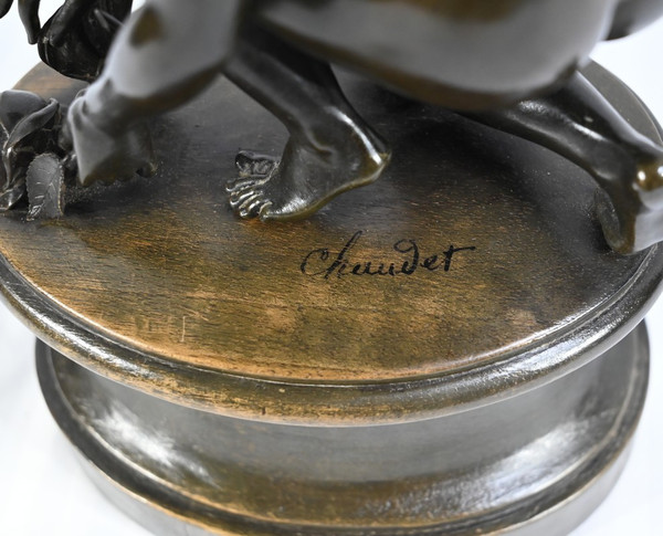 Bronze « L’Amour », signé A-D.Chaudet – Epoque XIXe