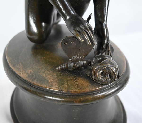 Bronze « L’Amour », signé A-D.Chaudet – Epoque XIXe