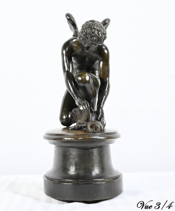 Bronze « L’Amour », signé A-D.Chaudet – Epoque XIXe