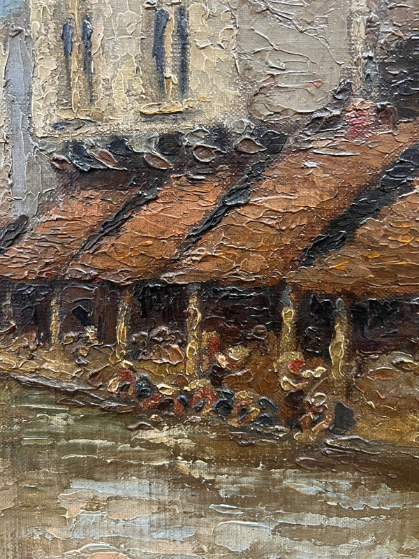 John Devereux-York (1865-?) – Amerikanische Impressionistenschule – Le Lavoir, 1890